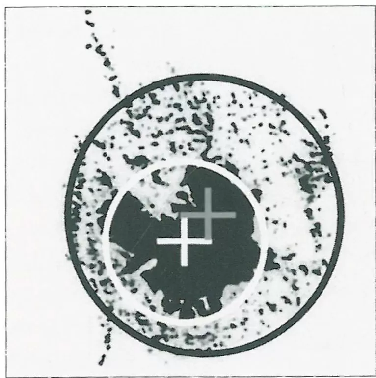 Рис.7. Затухание нутационных колебаний на дистанции от 100м и более Рис.7. Затухание нутационных колебаний на дистанции от 100м и более